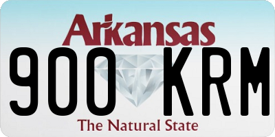 AR license plate 900KRM