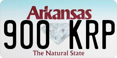 AR license plate 900KRP