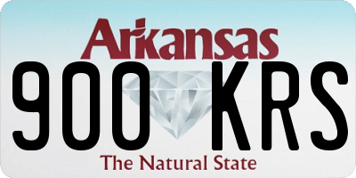AR license plate 900KRS