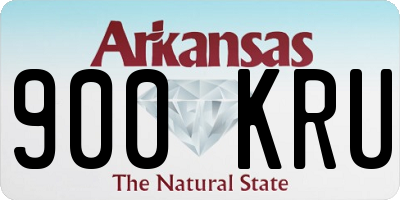 AR license plate 900KRU