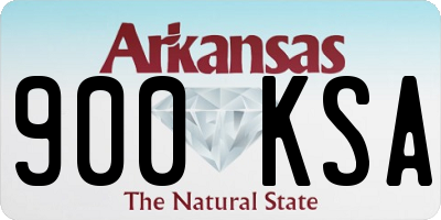 AR license plate 900KSA