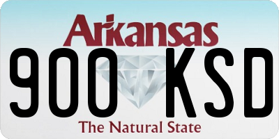 AR license plate 900KSD