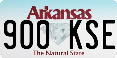 AR license plate 900KSE