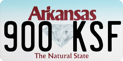 AR license plate 900KSF