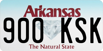 AR license plate 900KSK