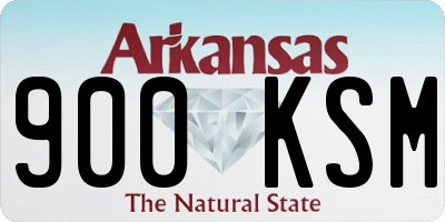 AR license plate 900KSM