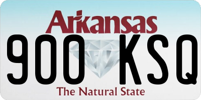 AR license plate 900KSQ