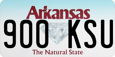 AR license plate 900KSU
