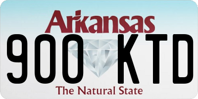 AR license plate 900KTD