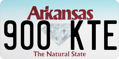 AR license plate 900KTE