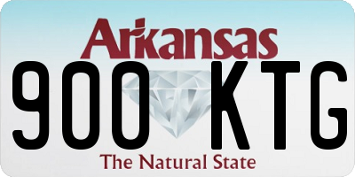 AR license plate 900KTG
