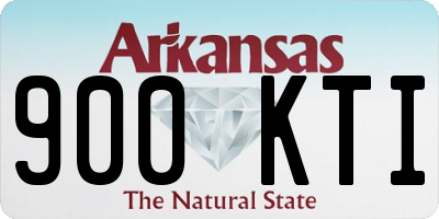 AR license plate 900KTI
