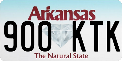 AR license plate 900KTK