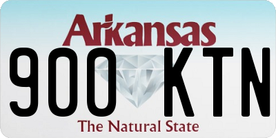 AR license plate 900KTN