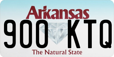 AR license plate 900KTQ
