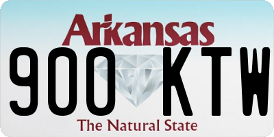 AR license plate 900KTW