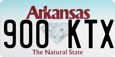AR license plate 900KTX