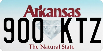 AR license plate 900KTZ