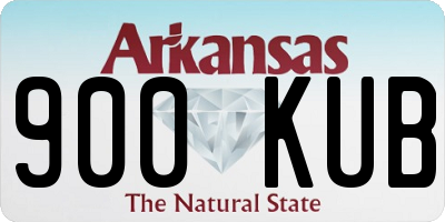 AR license plate 900KUB