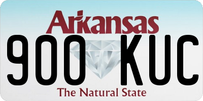 AR license plate 900KUC