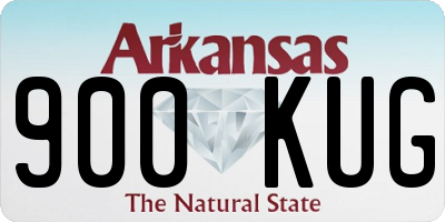 AR license plate 900KUG