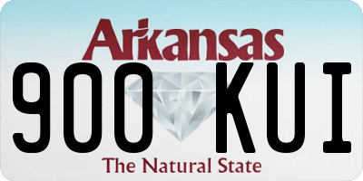 AR license plate 900KUI