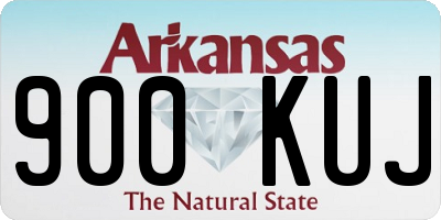 AR license plate 900KUJ
