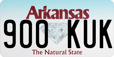 AR license plate 900KUK