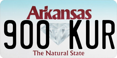 AR license plate 900KUR