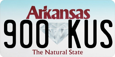 AR license plate 900KUS