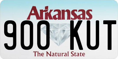 AR license plate 900KUT