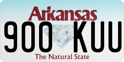 AR license plate 900KUU