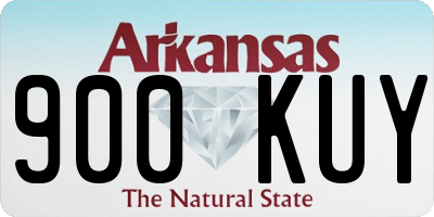 AR license plate 900KUY