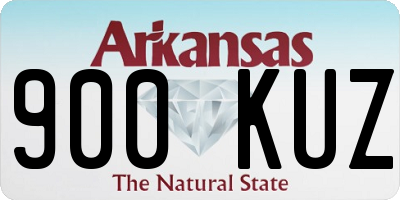 AR license plate 900KUZ