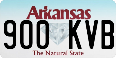 AR license plate 900KVB