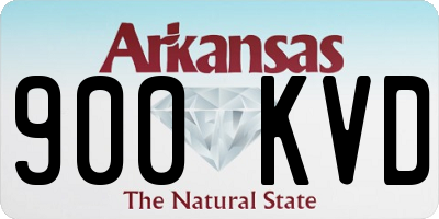 AR license plate 900KVD