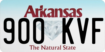 AR license plate 900KVF