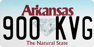 AR license plate 900KVG