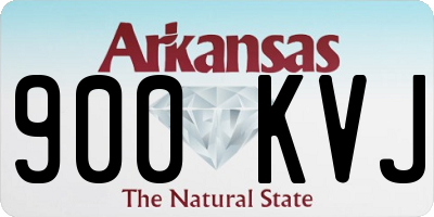 AR license plate 900KVJ