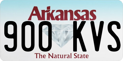 AR license plate 900KVS