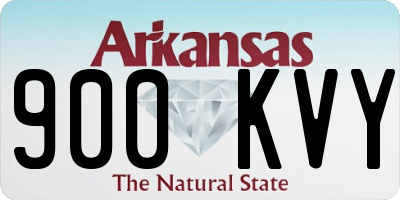 AR license plate 900KVY