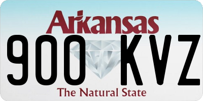 AR license plate 900KVZ