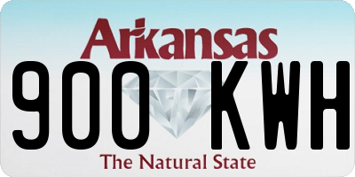 AR license plate 900KWH