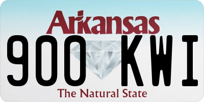 AR license plate 900KWI