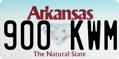 AR license plate 900KWM