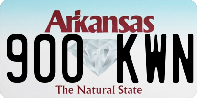 AR license plate 900KWN