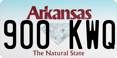 AR license plate 900KWQ