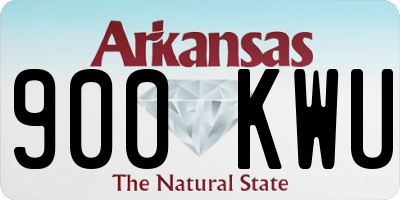 AR license plate 900KWU