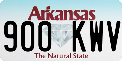 AR license plate 900KWV
