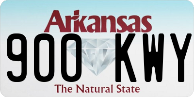 AR license plate 900KWY